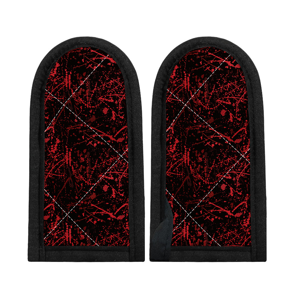 Halloween Red Blood Print Skillet Handle Cover