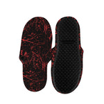 Halloween Red Blood Print Slippers