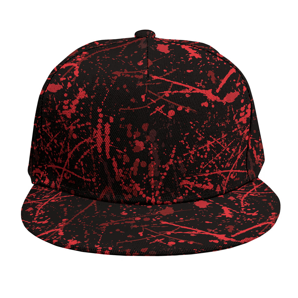 Halloween Red Blood Print Snapback Cap