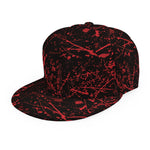 Halloween Red Blood Print Snapback Cap