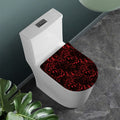 Halloween Red Blood Print Toilet Lid Cover