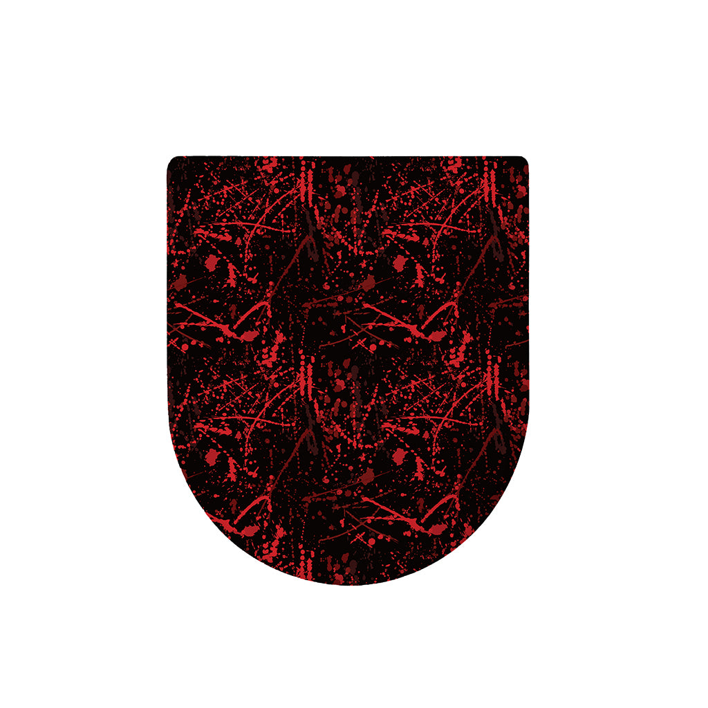 Halloween Red Blood Print Toilet Lid Cover
