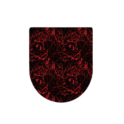 Halloween Red Blood Print Toilet Lid Cover