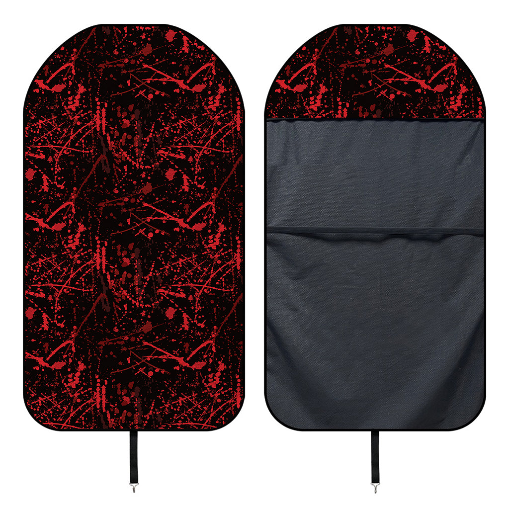 Halloween Red Blood Print Waterproof Car Seat Cover