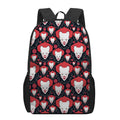 Halloween Scary Clown Pattern Print 17 Inch Backpack