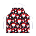 Halloween Scary Clown Pattern Print Adjustable Apron