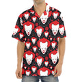 Halloween Scary Clown Pattern Print Aloha Shirt