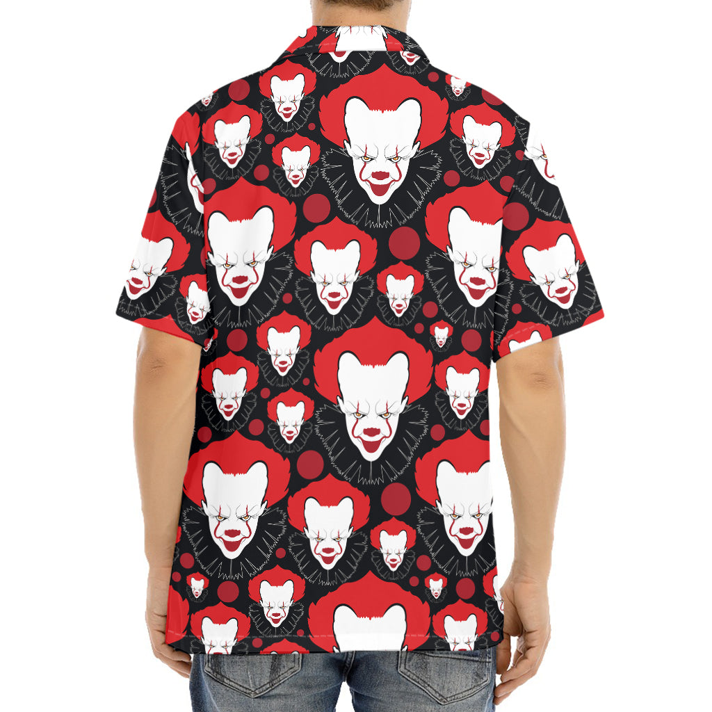 Halloween Scary Clown Pattern Print Aloha Shirt