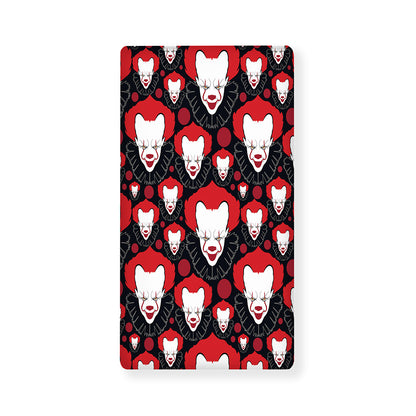 Halloween Scary Clown Pattern Print Baby Crib Sheet