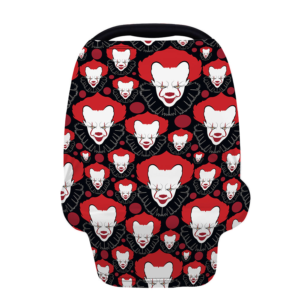 Halloween Scary Clown Pattern Print Baby Seat Cover