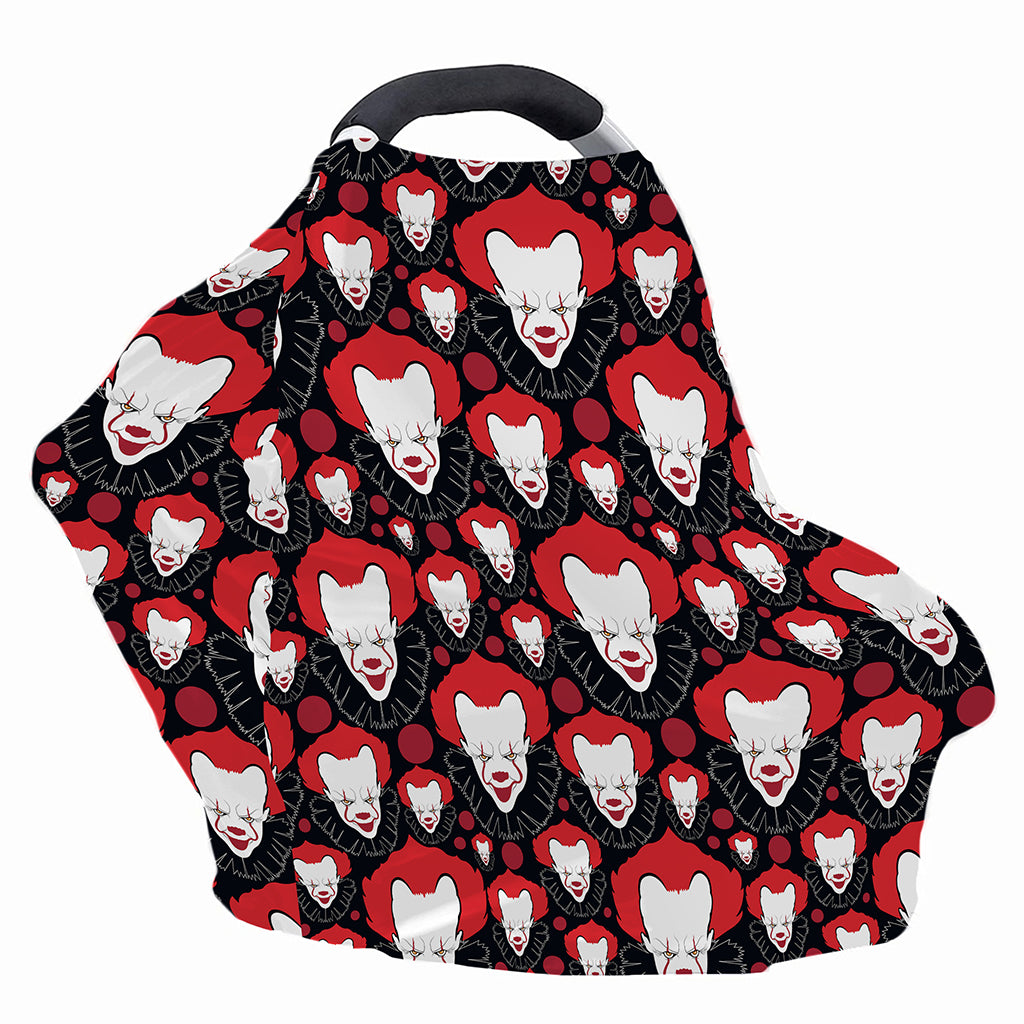 Halloween Scary Clown Pattern Print Baby Seat Cover