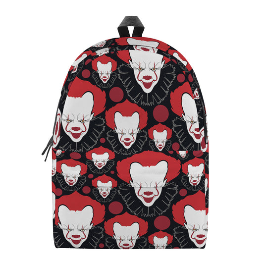 Halloween Scary Clown Pattern Print Backpack
