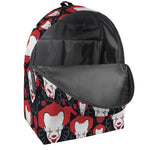 Halloween Scary Clown Pattern Print Backpack
