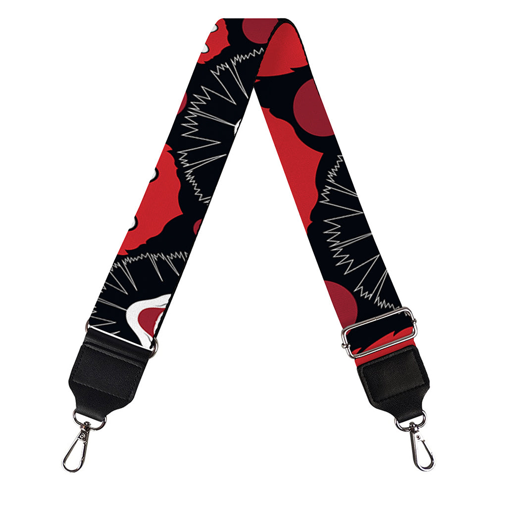 Halloween Scary Clown Pattern Print Bag Strap