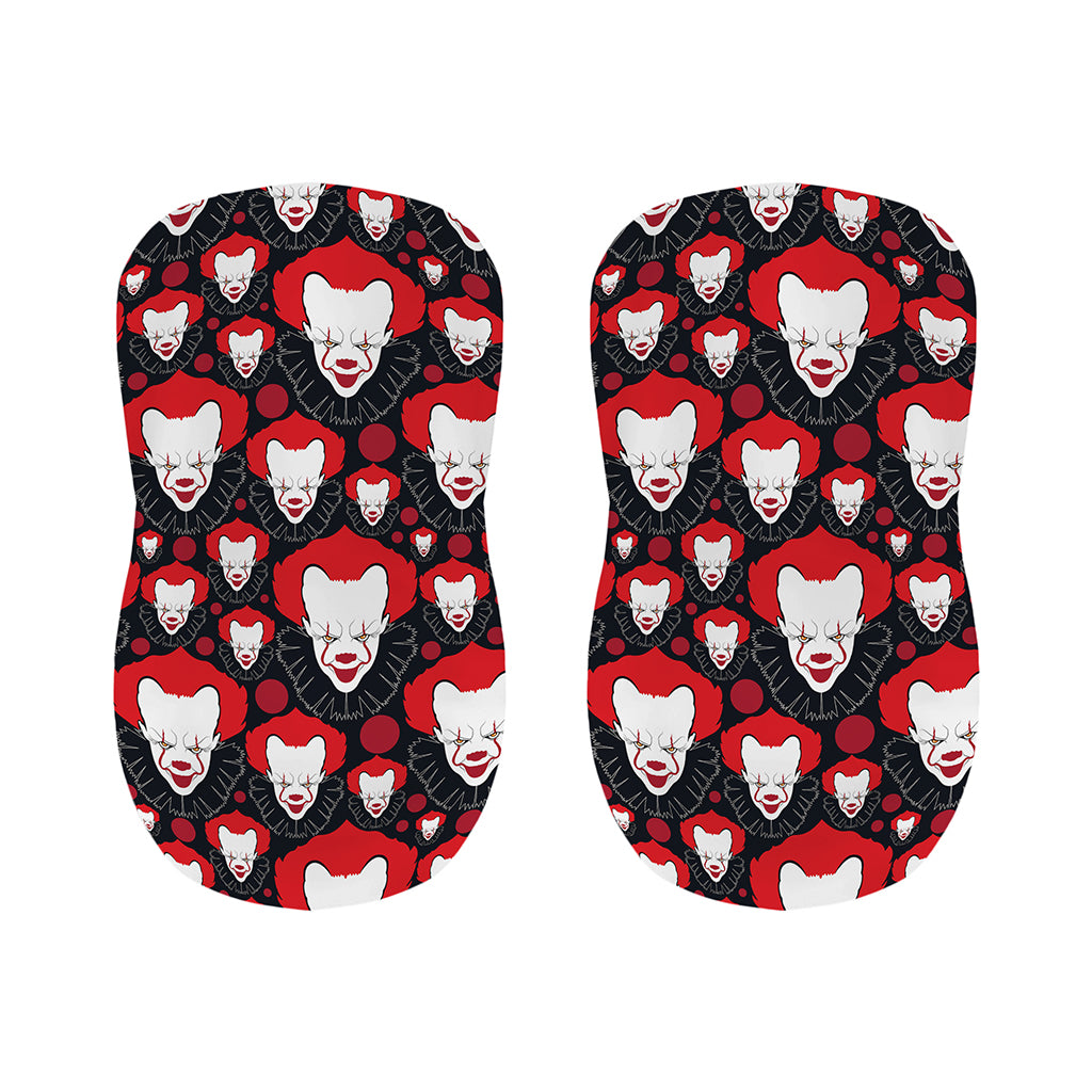 Halloween Scary Clown Pattern Print Bar Stool Covers
