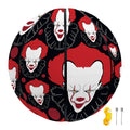 Halloween Scary Clown Pattern Print Basketball