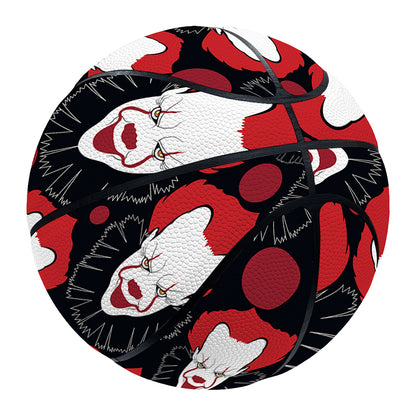 Halloween Scary Clown Pattern Print Basketball