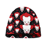 Halloween Scary Clown Pattern Print Beanie
