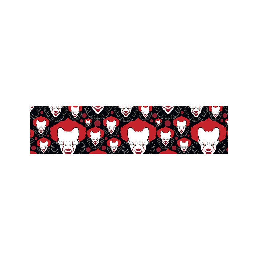 Halloween Scary Clown Pattern Print Bed Runner