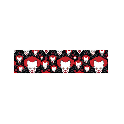 Halloween Scary Clown Pattern Print Bed Runner