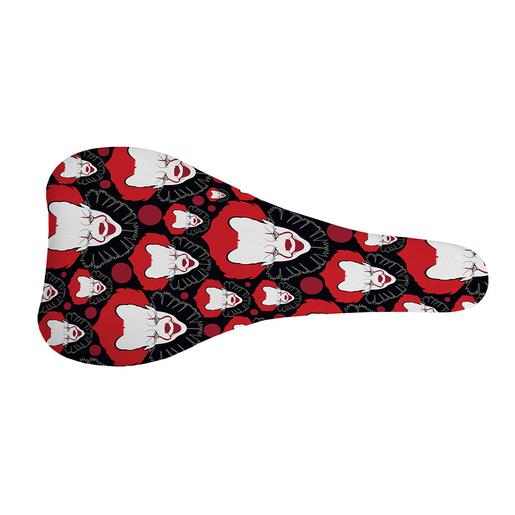Halloween Scary Clown Pattern Print Bicycle Seat Cover