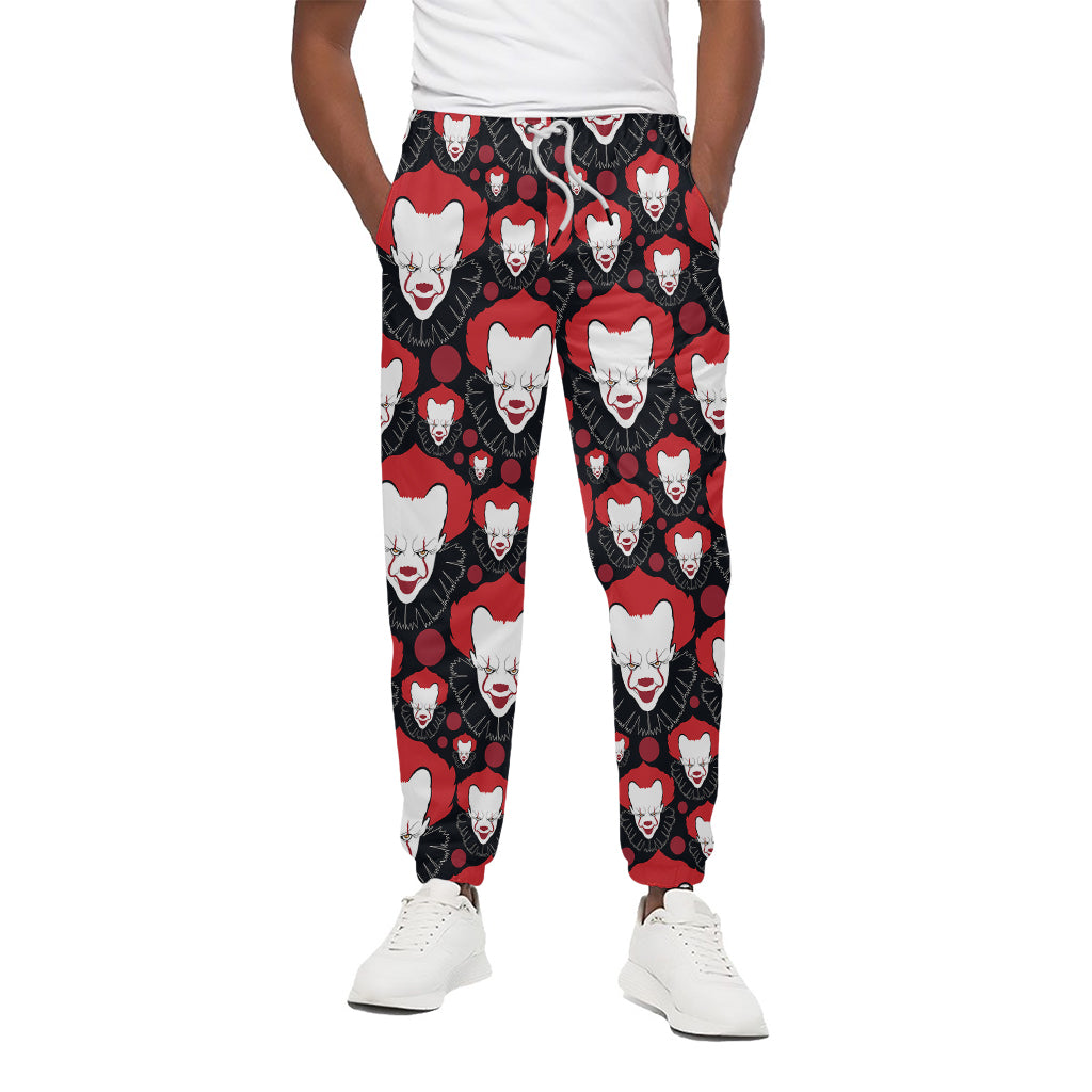 Halloween Scary Clown Pattern Print Cotton Pants