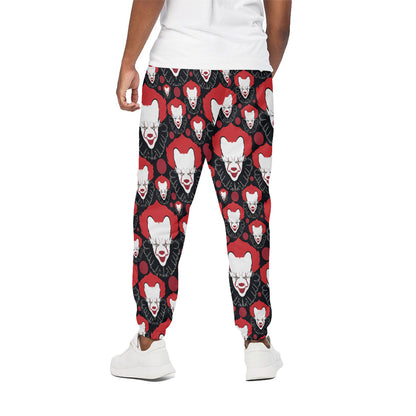 Halloween Scary Clown Pattern Print Cotton Pants