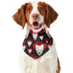 Halloween Scary Clown Pattern Print Dog Bandana