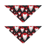 Halloween Scary Clown Pattern Print Dog Bandana