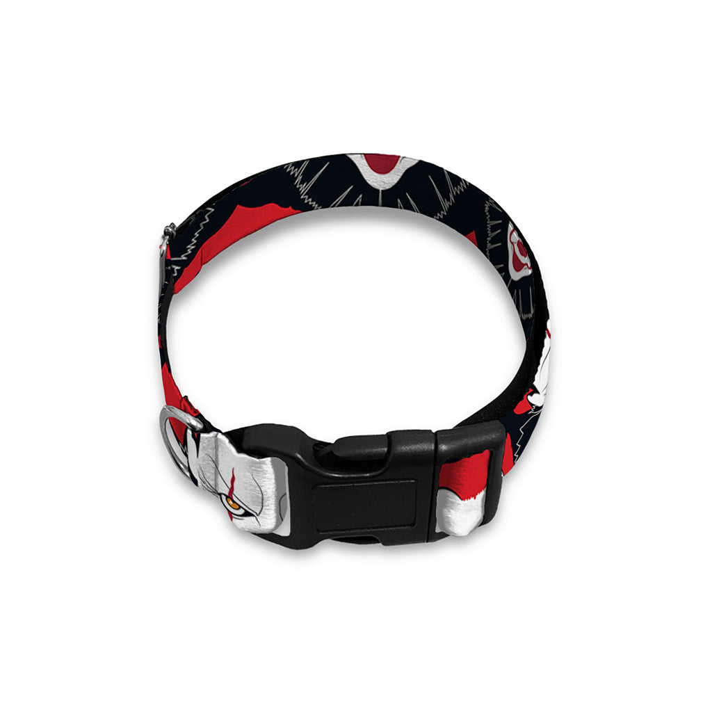 Halloween Scary Clown Pattern Print Dog Collar