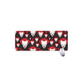 Halloween Scary Clown Pattern Print Extended Mouse Pad