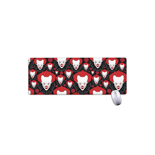 Halloween Scary Clown Pattern Print Extended Mouse Pad