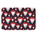 Halloween Scary Clown Pattern Print Indoor Door Mat