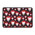 Halloween Scary Clown Pattern Print Kitchen Mat