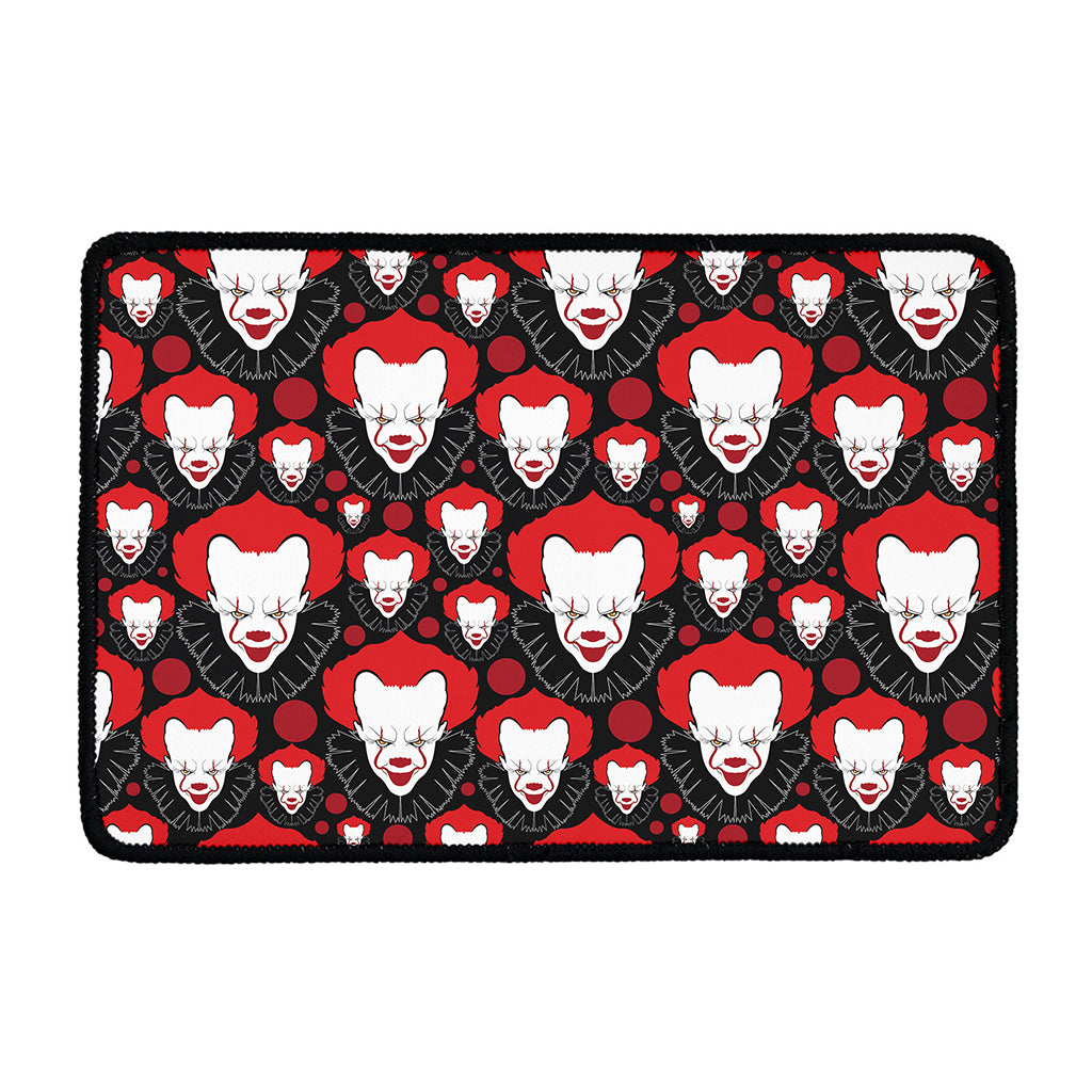 Halloween Scary Clown Pattern Print Kitchen Mat