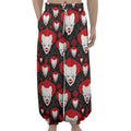 Halloween Scary Clown Pattern Print Lantern Pants