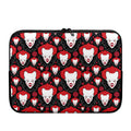 Halloween Scary Clown Pattern Print Laptop Sleeve