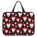 Halloween Scary Clown Pattern Print Laptop Sleeve With Handle