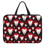 Halloween Scary Clown Pattern Print Laptop Sleeve With Handle