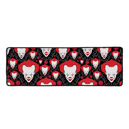 Halloween Scary Clown Pattern Print Long Kitchen Mat