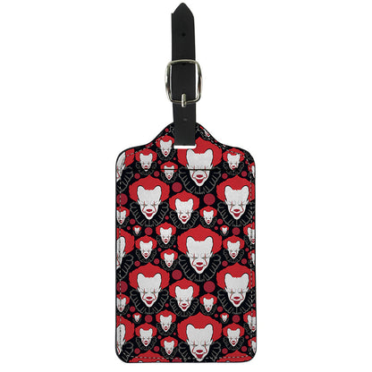 Halloween Scary Clown Pattern Print Luggage Tag
