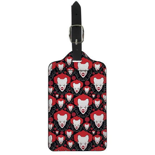 Halloween Scary Clown Pattern Print Luggage Tag