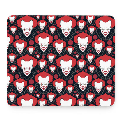 Halloween Scary Clown Pattern Print Mouse Pad