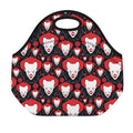 Halloween Scary Clown Pattern Print Neoprene Lunch Bag