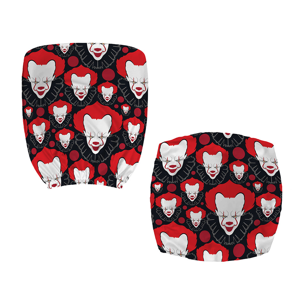 Halloween Scary Clown Pattern Print Office Chair Cover