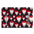 Halloween Scary Clown Pattern Print Placemat