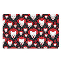 Halloween Scary Clown Pattern Print Polyester Doormat