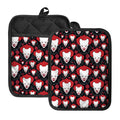 Halloween Scary Clown Pattern Print Pot Holders With Pocket