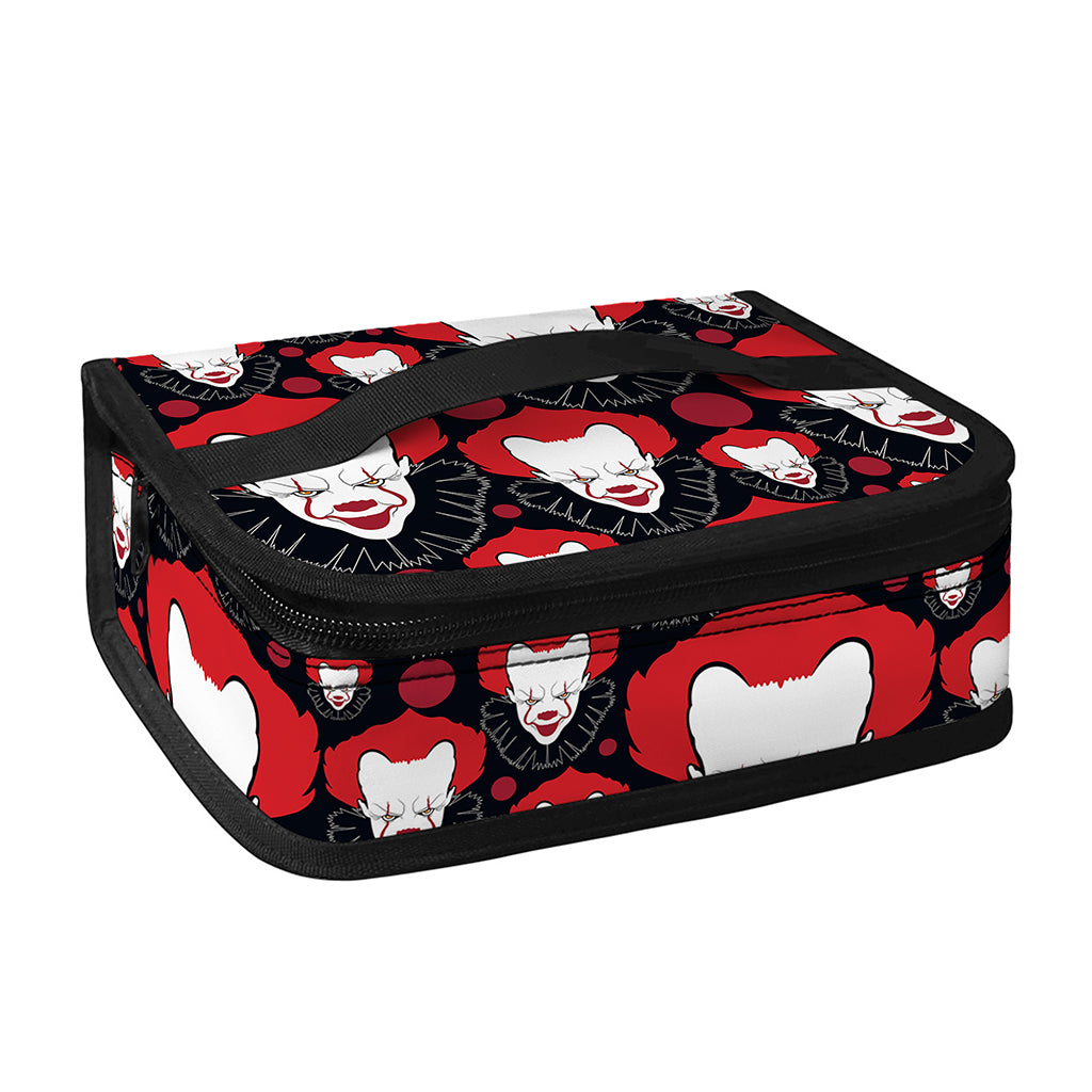 Halloween Scary Clown Pattern Print Small Lunch Bag