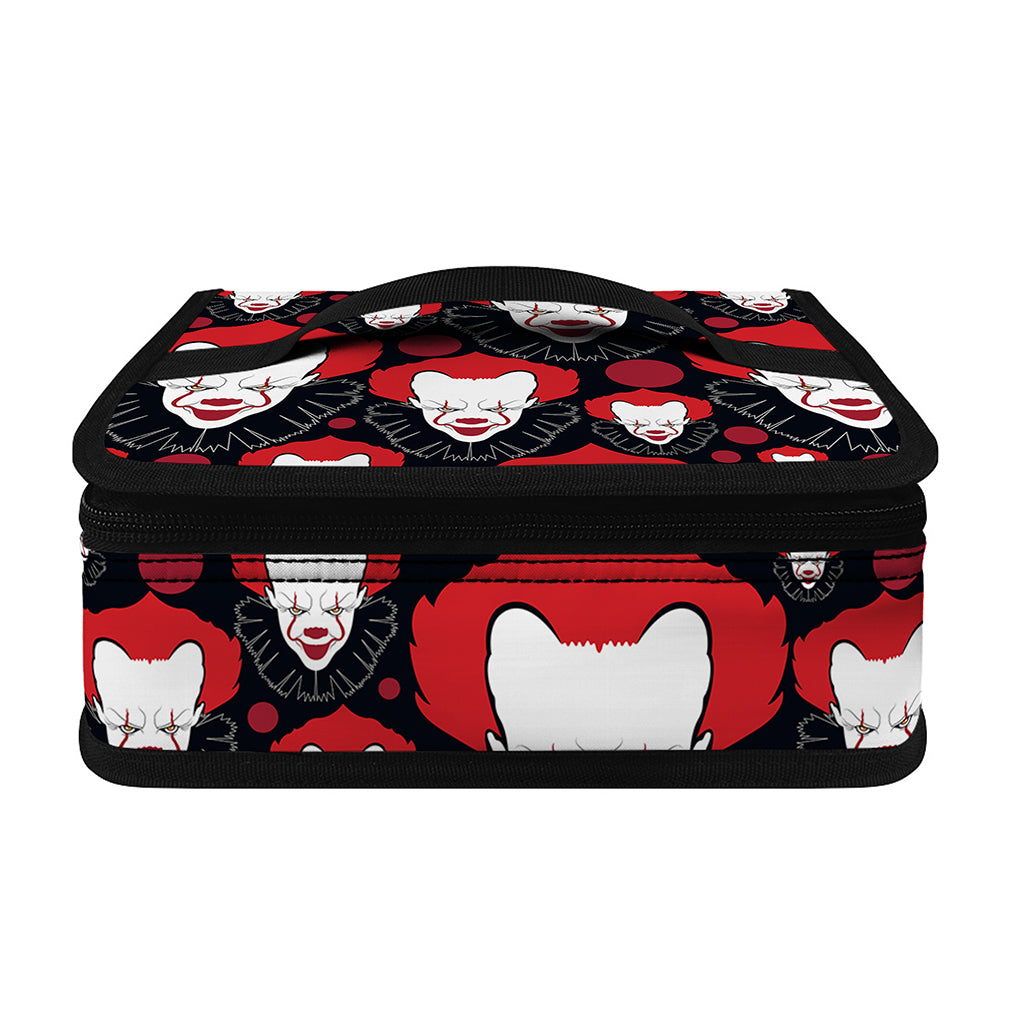 Halloween Scary Clown Pattern Print Small Lunch Bag